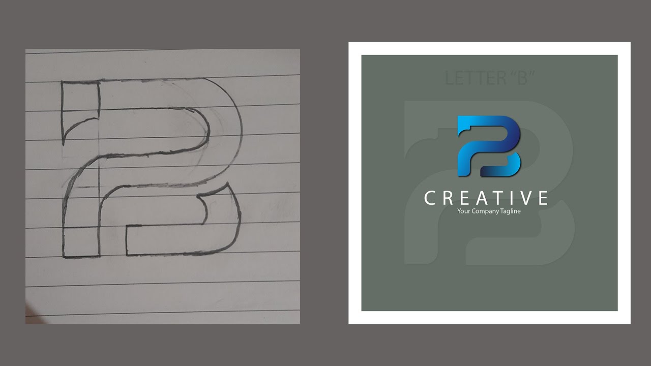 Letter B Design | Vol. 2 | Alphabet Series | Adobe Illustrator Tutorial | Guru Graphics