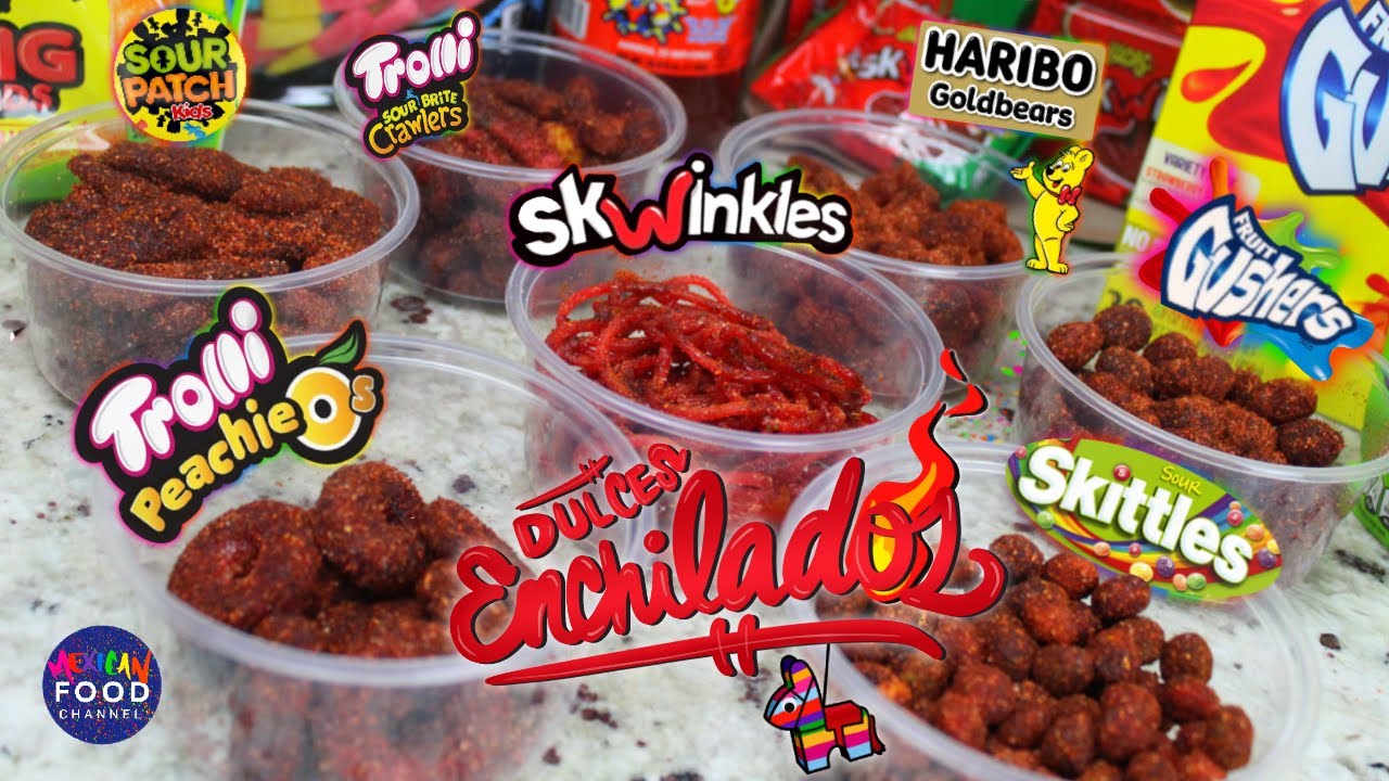 Mexican Candy 😋 | Dulces Enchilados 🔥 | The Mexican Food Channel | Dulces con Chile | #mexicancandy!