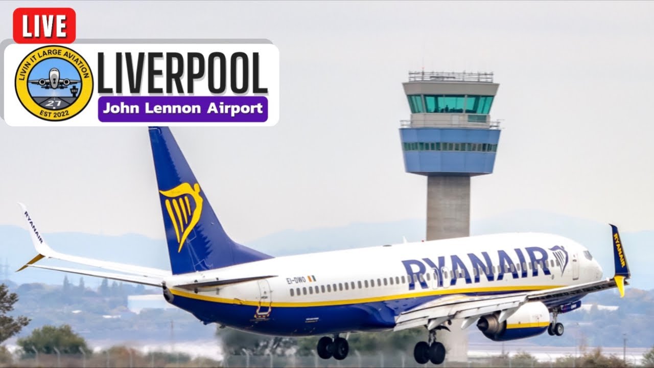 🔴LIVE🔴 Liverpool Airport (LPL) Plane Spotting