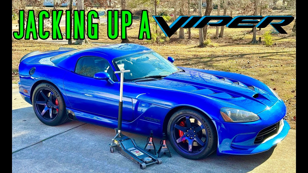 How to Lift a Dodge Viper with a Floor Jack