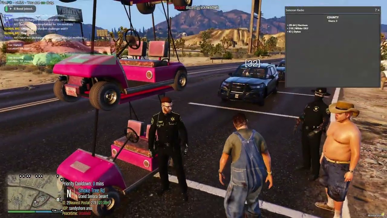 Unusual Traffic Violation in GTA 5 RP [LFRP]