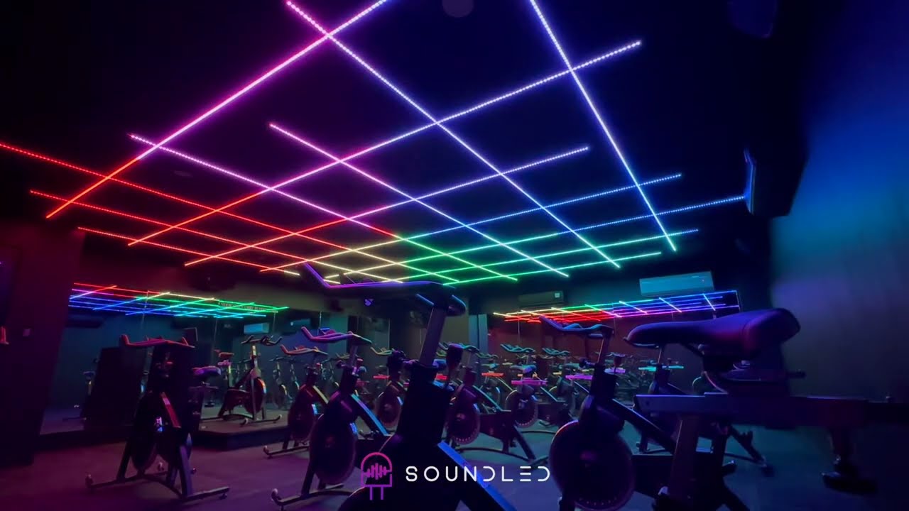 INDOOR CYCLING (Iluminaci&oacute;n LED pixel)