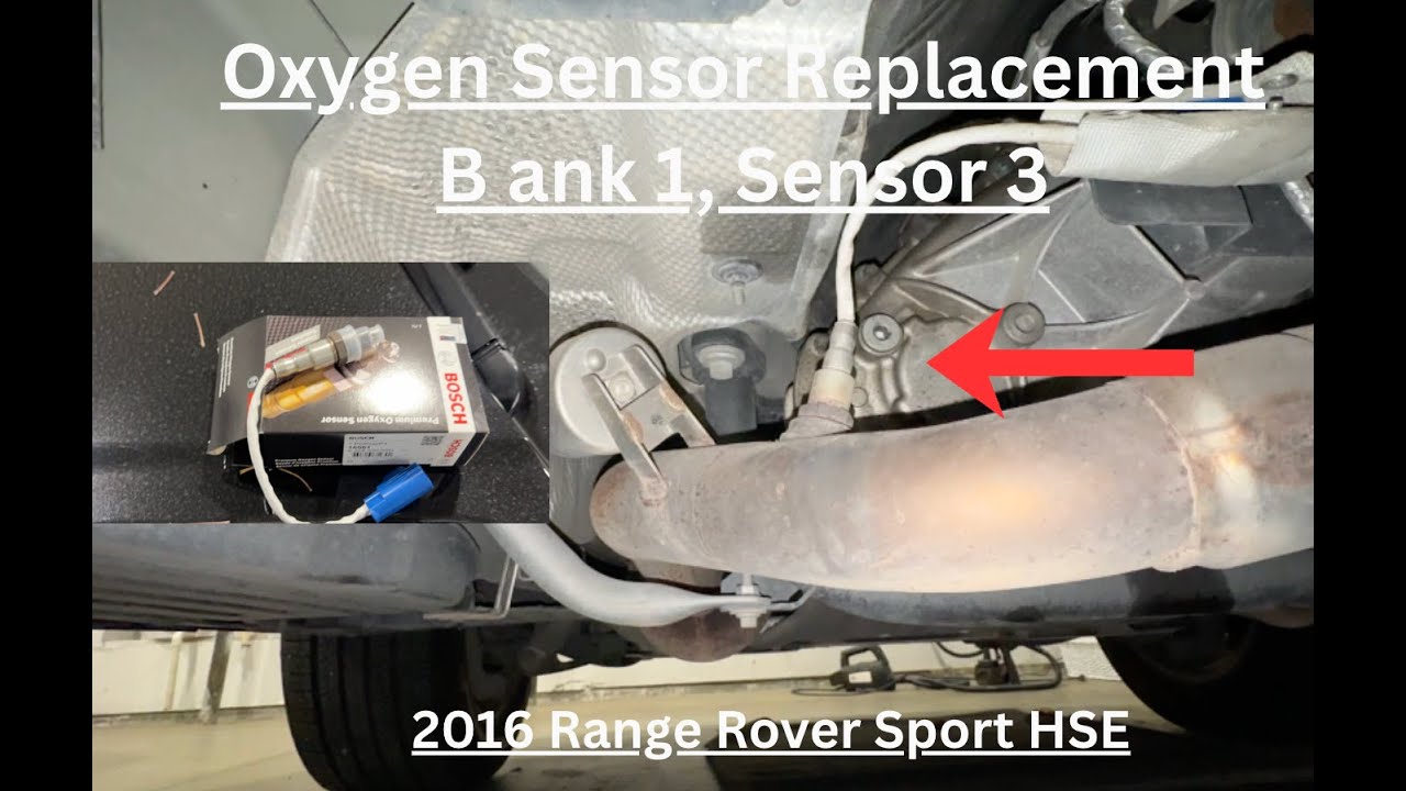 Замена нижнего кислородного датчика — Range Rover Sport 2016 года