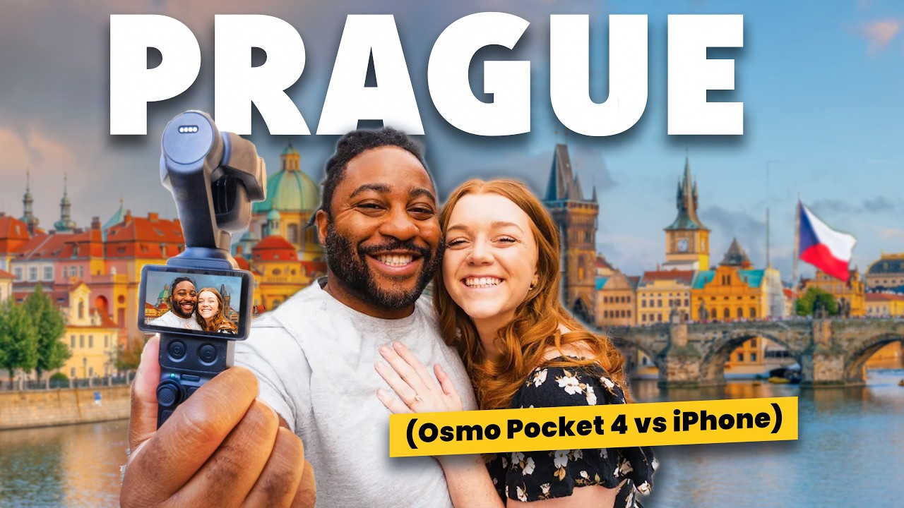 We Explored Prague for 24 Hours (DJI Pocket 4 vs iPhone)