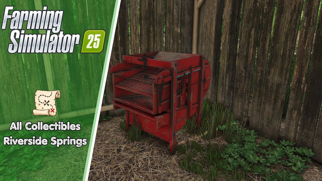 Farming Simulator 25 - all 25 Collectibles Riverside Springs