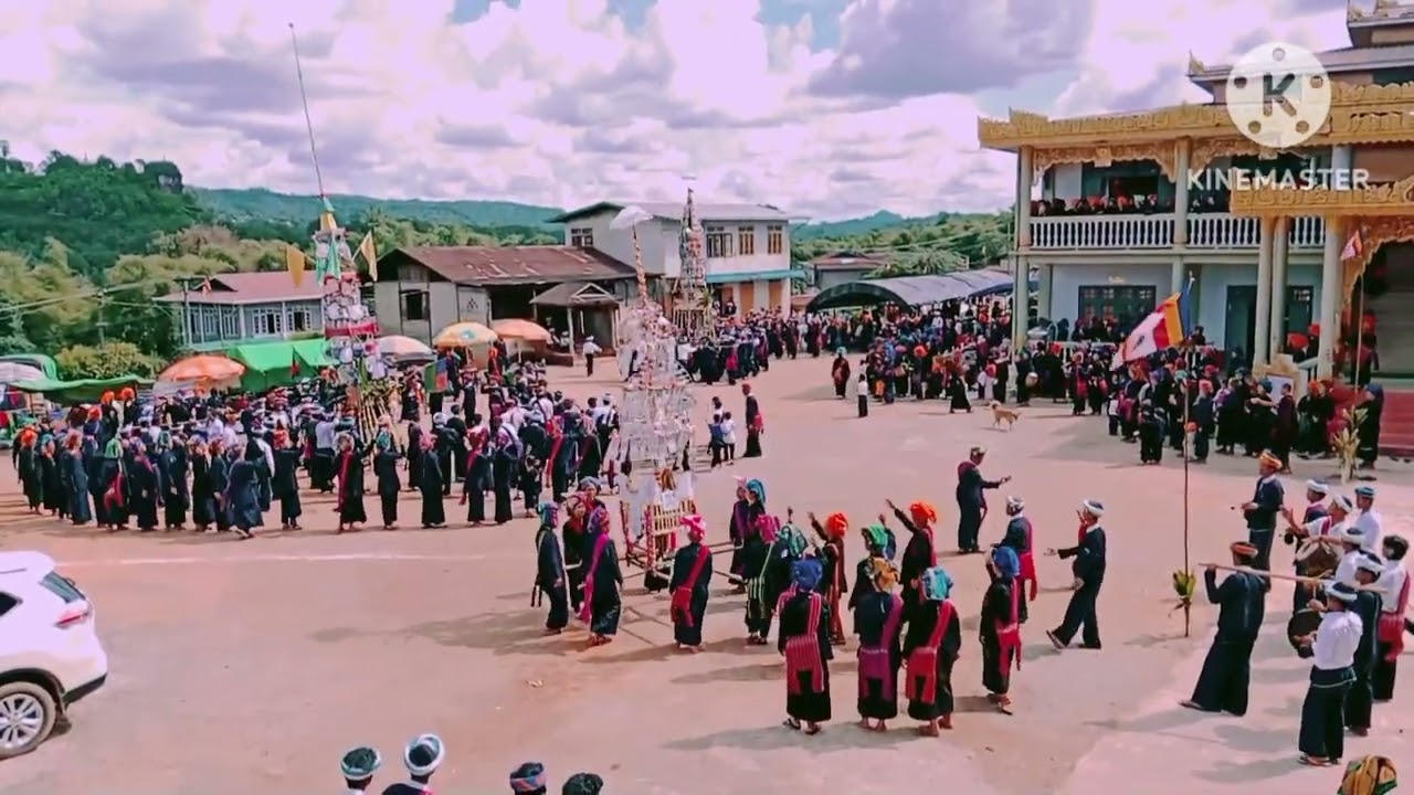 ရှမ်းပြည်နယ်#ပင်လောင်းဒေသ#ပအိုဝ်းရိုးရာ အက အလှများ🥰🥰