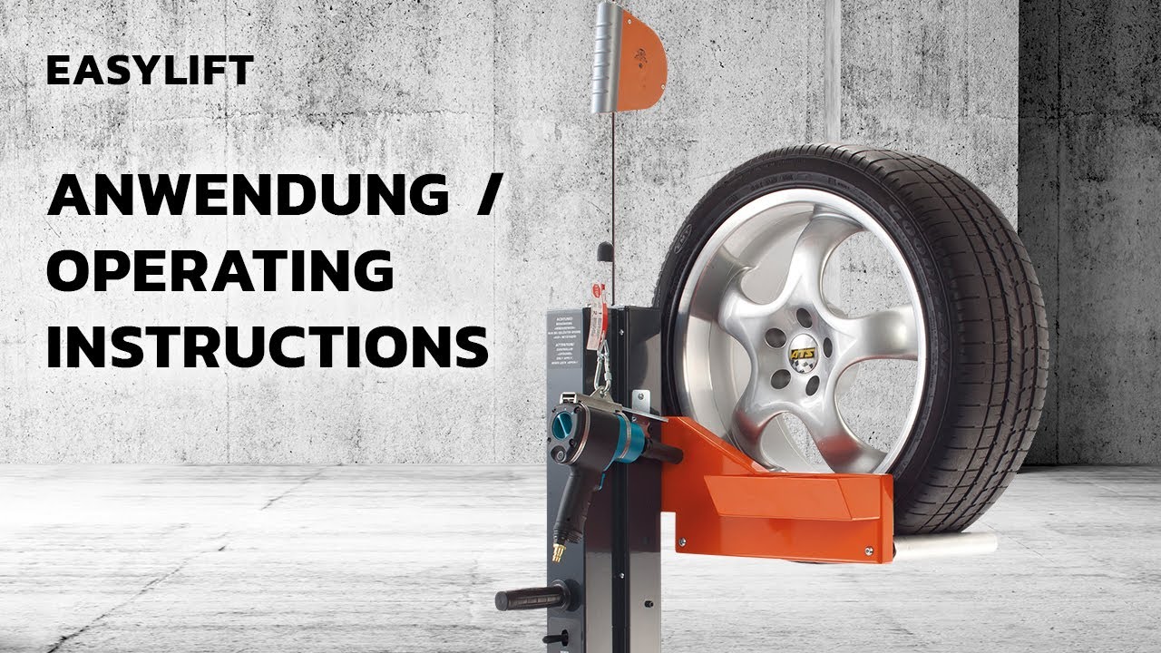 EASYLIFT Radmontagewagen &ndash; Anwendung / operating instructions