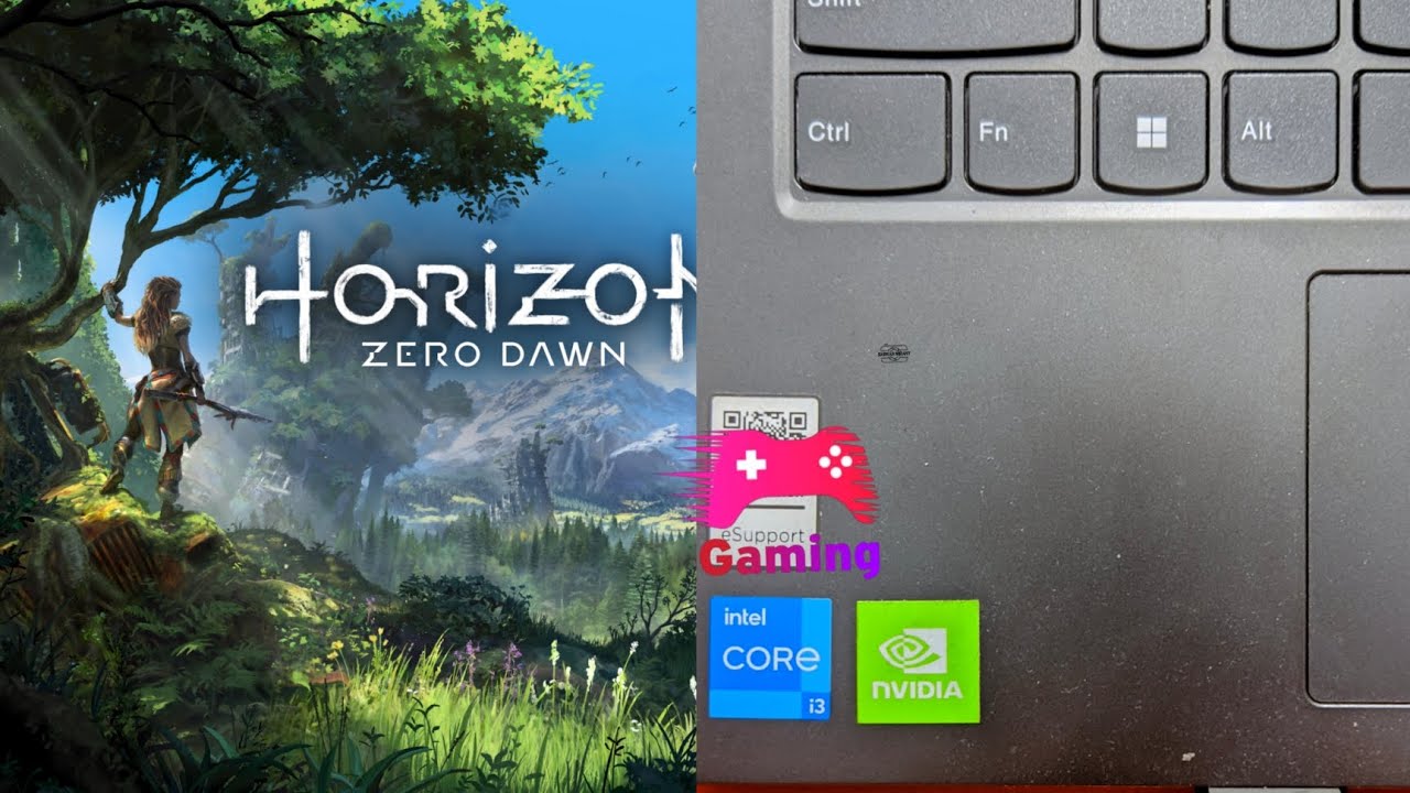 Lenovo V14 G2 (i3 1115G4+MX350) Gaming Test | Horizon Zero Dawn