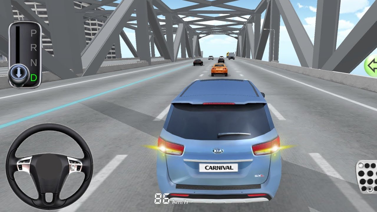New Car Kia City Driving Washing And Parking 3D Driving Class Super Game Play Video,, llll
