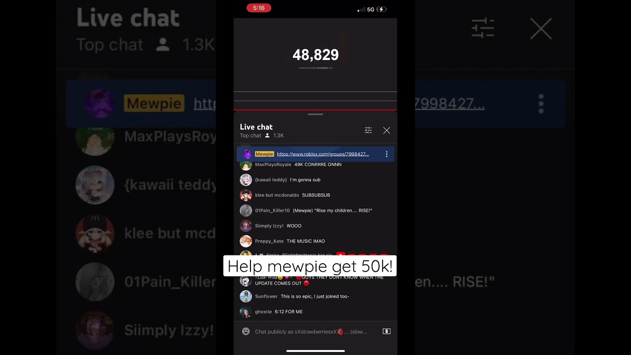 Sub to mewpie