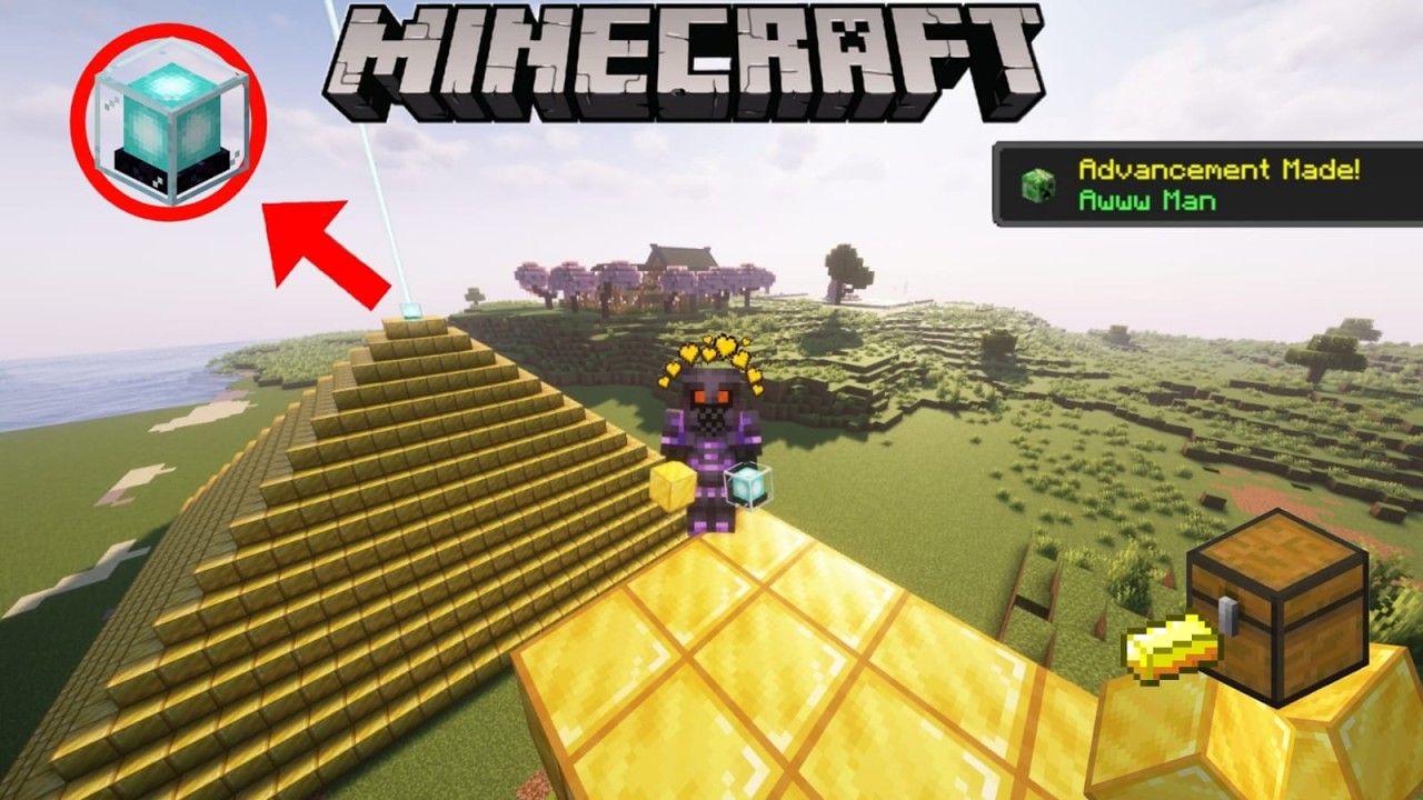 Minecraft’s ULTIMATE Gold Beacon Build (x4 Power!) 😱 PART - 17 | {CHAMAKTA LENDA}