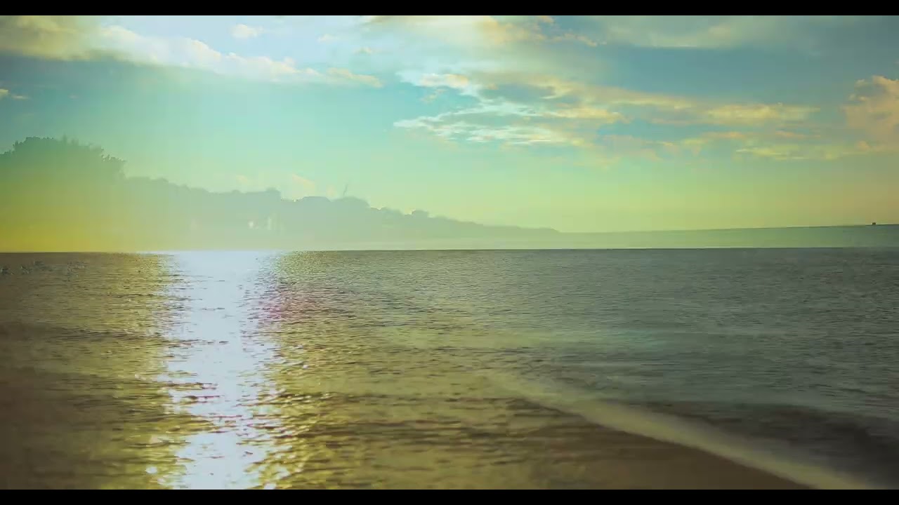 Lake Michigan Waves Sounds on a Beautiful Sunny Day | 10 Hour Video 4K