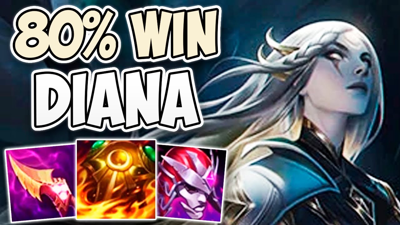 80% WIN RATE DIANA UNBELIEVABLE 1V9 IN CHALLENGER! | CHALLENGER DIANA JUNGLE GAMEPLAY | Patch 12.19