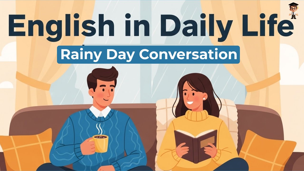 English in Daily Life - Rainy Day Conversation (A2 - B1) | Practice English in Real Life