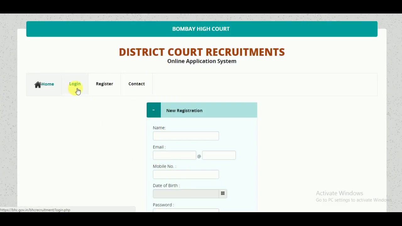 Bombay High Court Recruitment 2018 - Apply Online for 8921 Jr Clerk