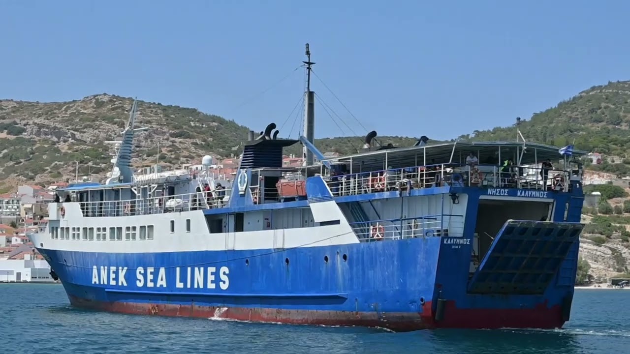 Nissos Kalymnos arrival at Pythagoreio