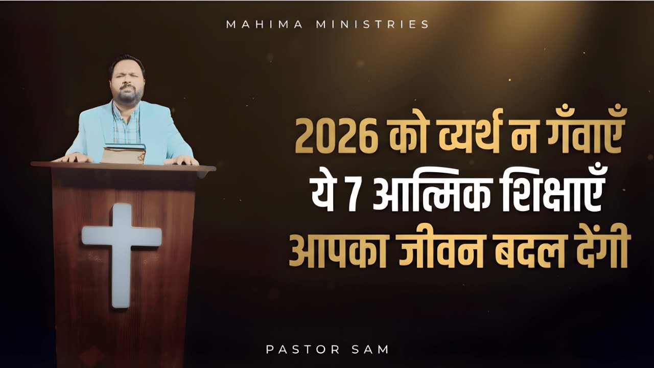 7 Spiritual Lessons for 2026 to Transform Your Life | Pastor Sam | Mahima Ministries