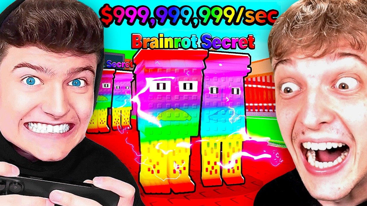 ICH werde von NOOB zu PRO in STEAL A BRAINROT mit PRO TRAINER! (Lumexx)