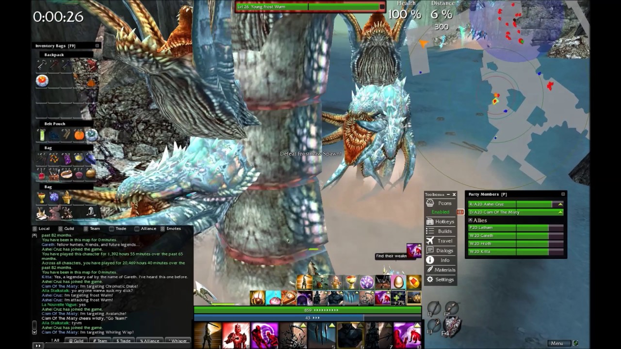Frostmaw's Burrows 8 min duo