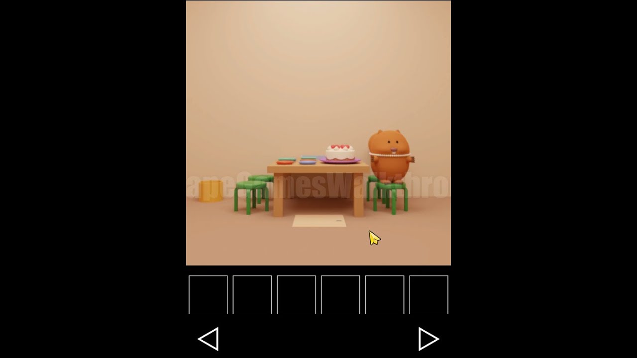 Escape Game Cake Knife Walkthrough [nicolet.jp]