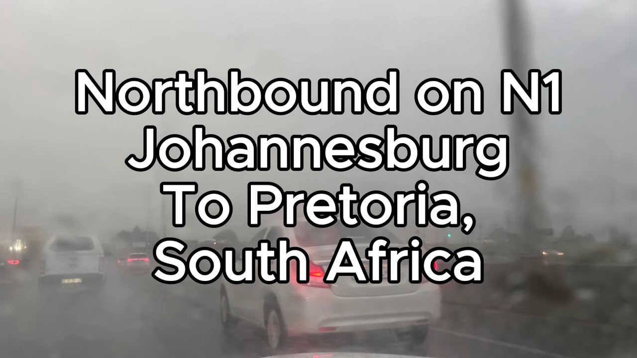 Rush Hour Drive From Parktown, Johanneburg To Waterkloof, Pretoria