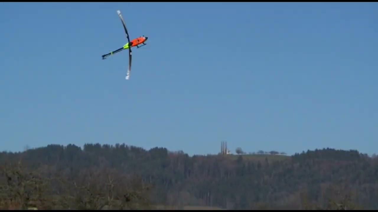 Soxos Strike7 Helicopter short flight