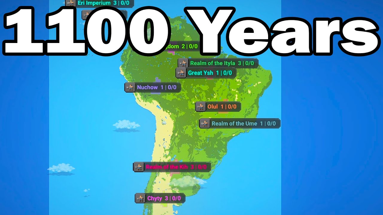 Battle for South America - WorldBox Timelapse