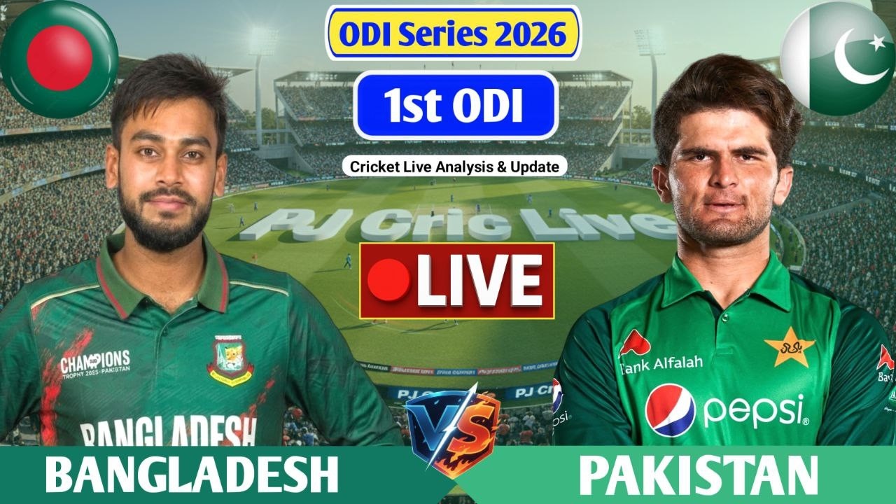 Bangladesh Vs Pakistan 1st ODI Match | Live Score Analysis & Discussion | BAN vs PAK Odi Cricket