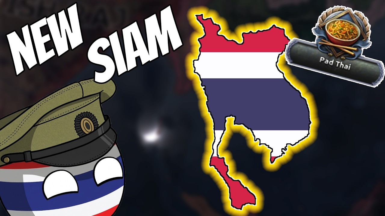New HoI4 DLC gave me another MONARCHIST path! PEAK SIAM GAMING! THUNDER AT OUR GATES!