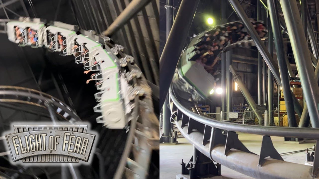 Flight of Fear at Kings Island Lights-On Behind The Scenes Tour