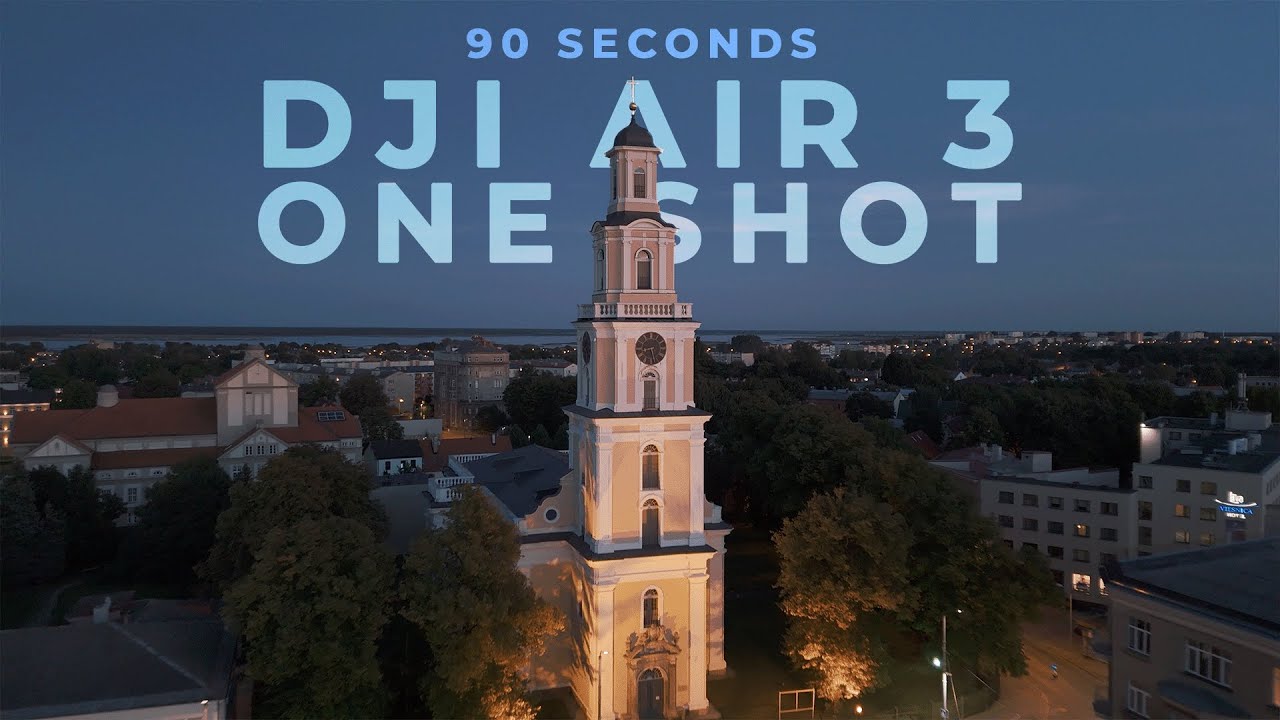 Epic 90 second One Shot Drone Shot | DJI AIR 3 Low Light