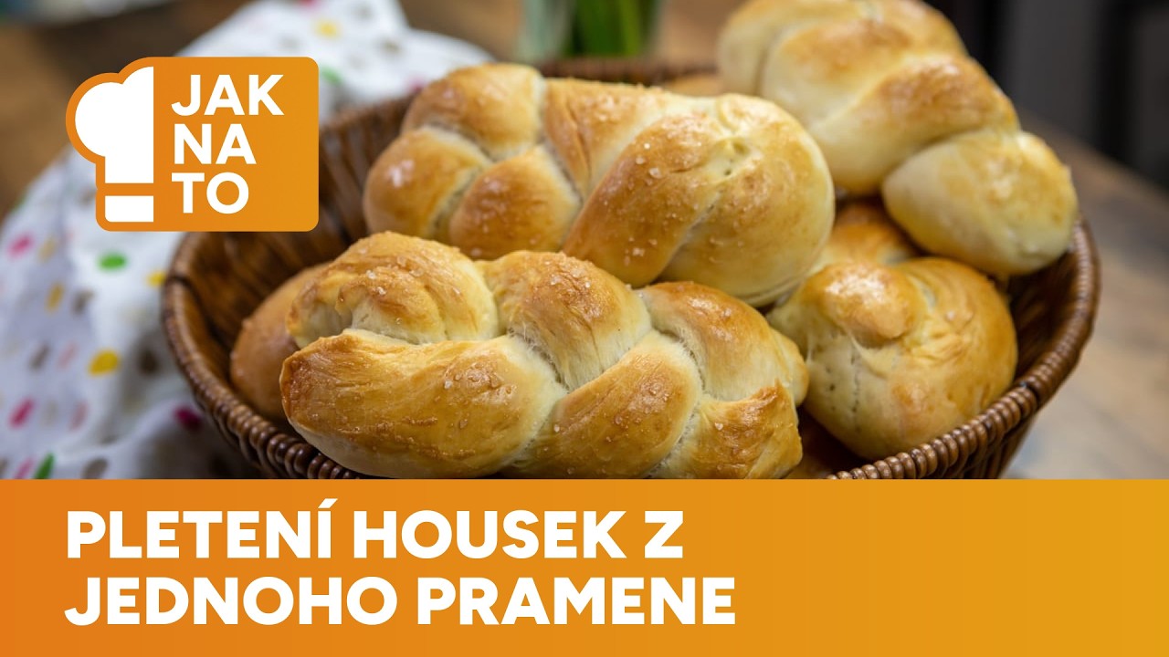 Pletení housek z jednoho pramene - 3 způsoby