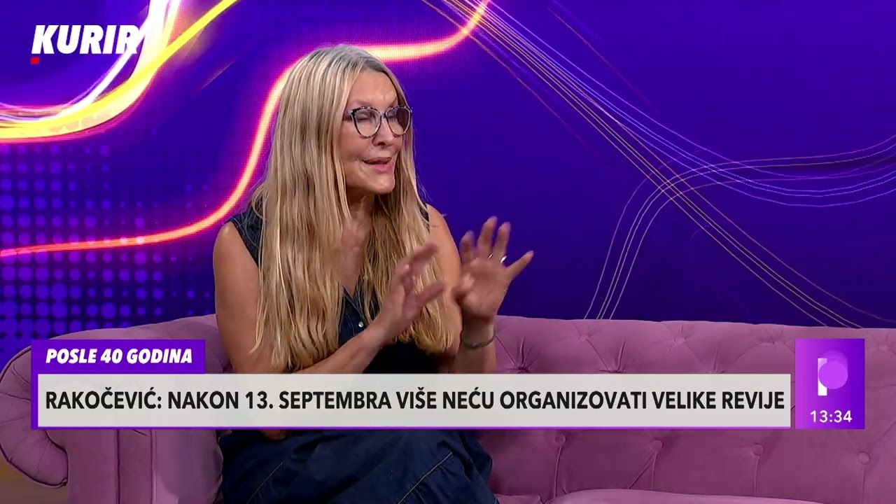 VERICA RAKOČEVIĆ: Ovo je moja poslednja revija, neću da se valjam u blatu