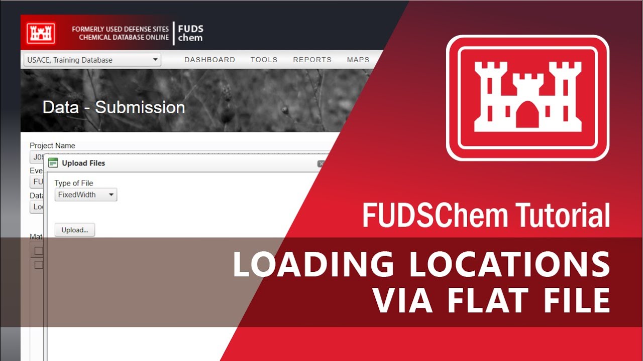 Loading Locations Via Flat File - FUDSChem