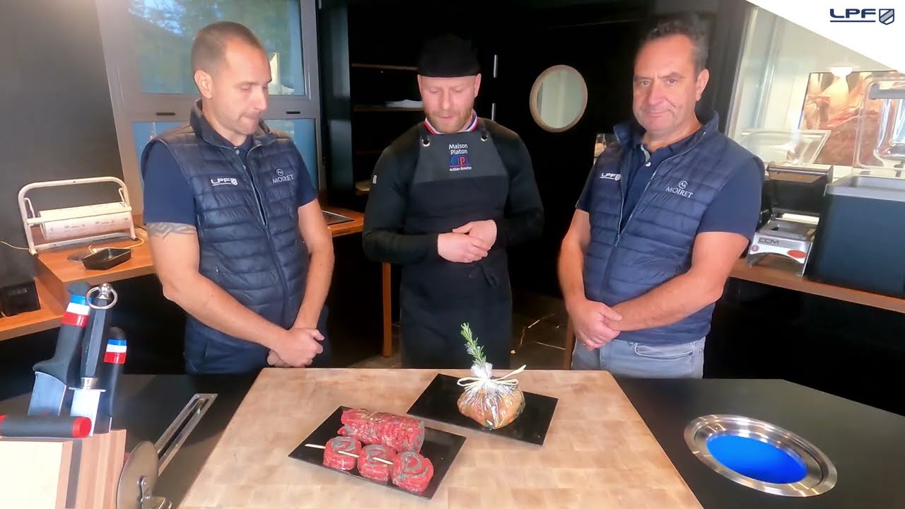 RECETTE DE PROS - ROULADE DE BOEUF ET PAPILLOTE D'AGNEAU avec GODEFROY PIATON  - Ets Moiret LPF