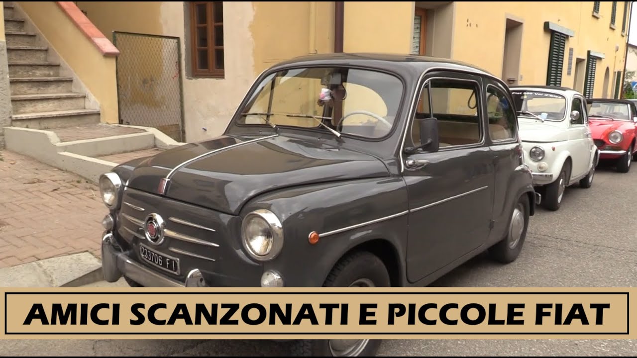 Amici scanzonati e piccole Fiat: Fiat 600 D e Fiat 500 Giardiniera