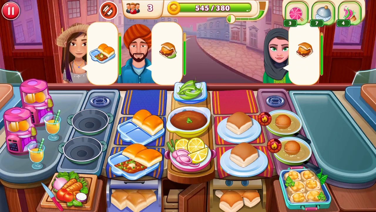 Indian Cooking Star: Chef Restaurant Cooking Games gameplay Level 21-1 To 25-1 Without Voice Over.