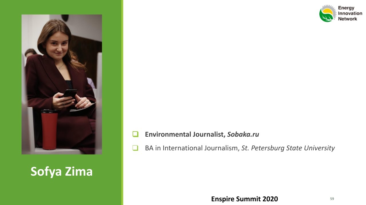 Sofya Zima -How can environmental journalism save the world?