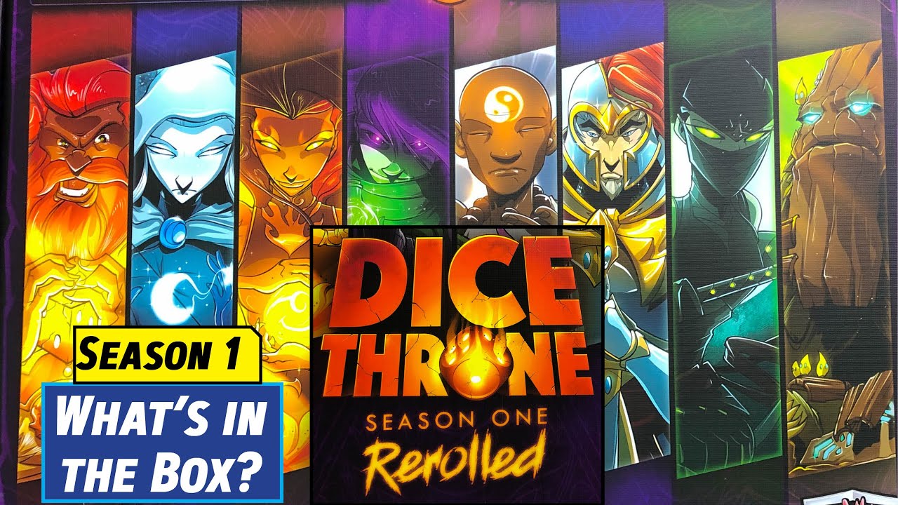 Распаковка переизданного первого сезона DICE THRONE | Что в коробке?