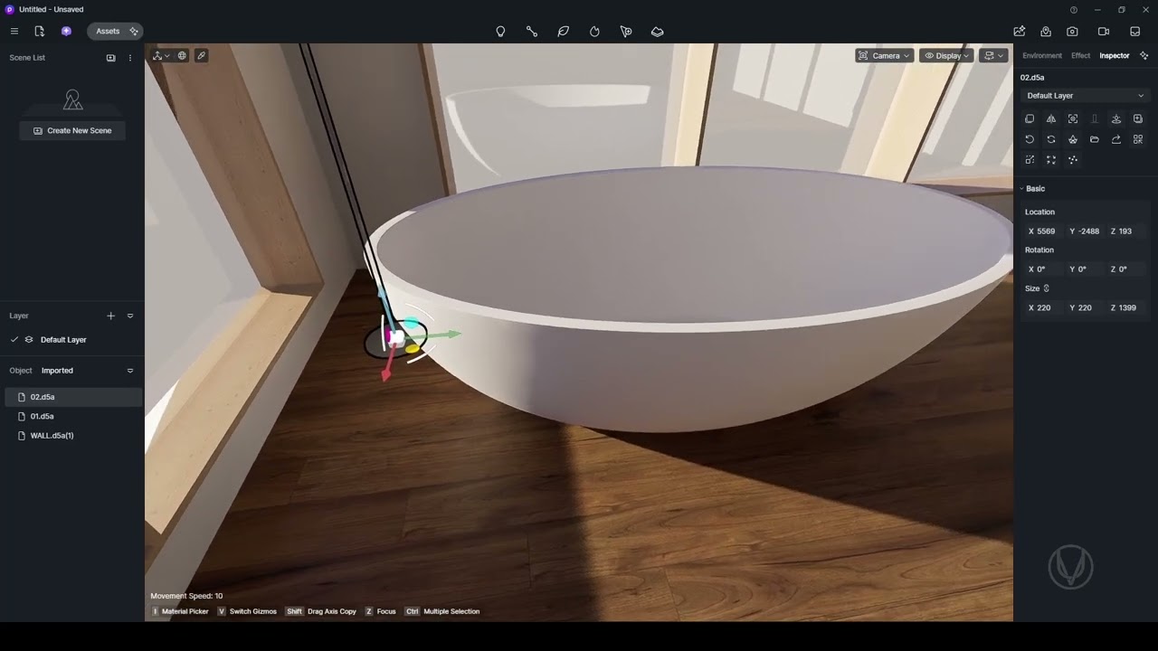 How to Create Realistic interior 3dmax into D5 all 3dmax Meterial Used