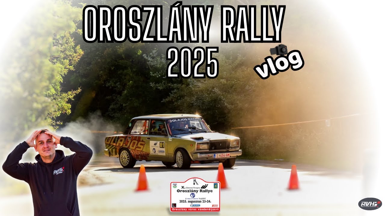 Oroszlány Rally 2025 - Mistakes - Action - Vlog