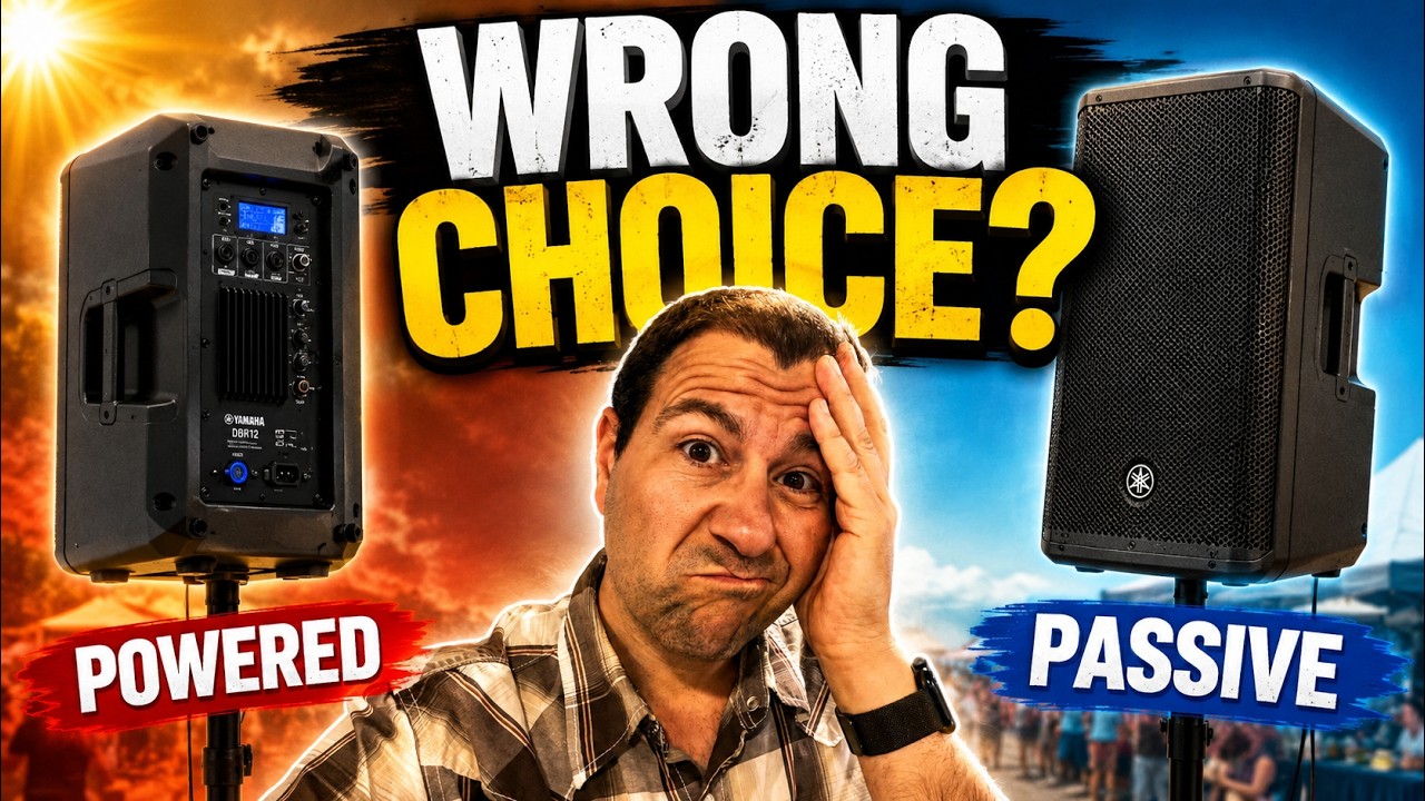 Powered vs Passive PA Speakers: Which One Should You Buy?