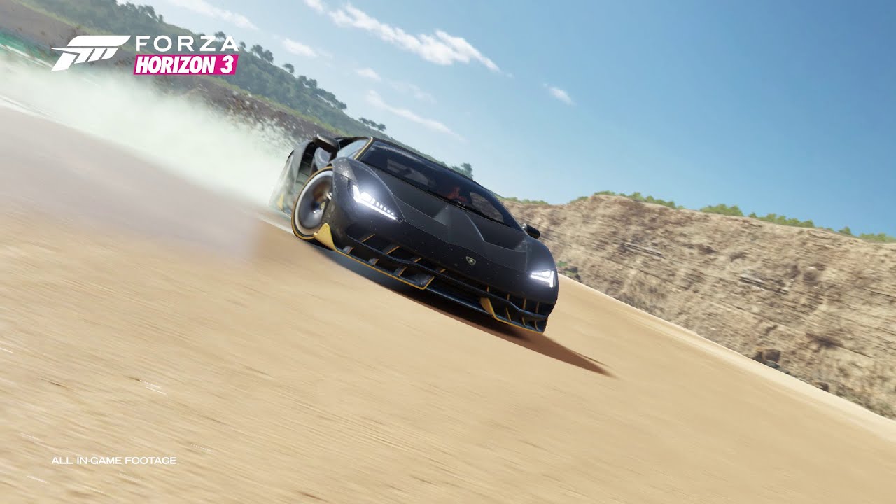 Lamborghini Centenario: Forza Horizon 3 (E3 official trailer)