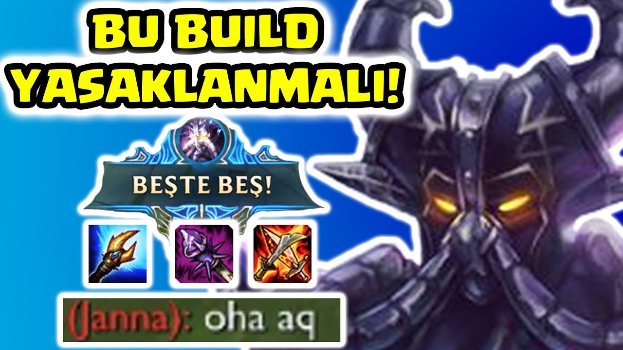 KASARSA KASSADIN SIKINTI BÜYÜK!! BU BUILD YASAKLANMALI!! TEKLEYE TEKLEYE PENTAKILL!!