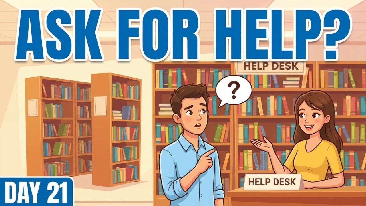 Can't Ask for Help in English? Learn Easy Phrases | English Speaking Practice for Beginners