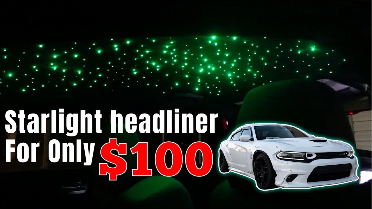 Установка потолка Starlight на Dodge Charger (Rolls Royce Starlight Mod) (сделай сам)