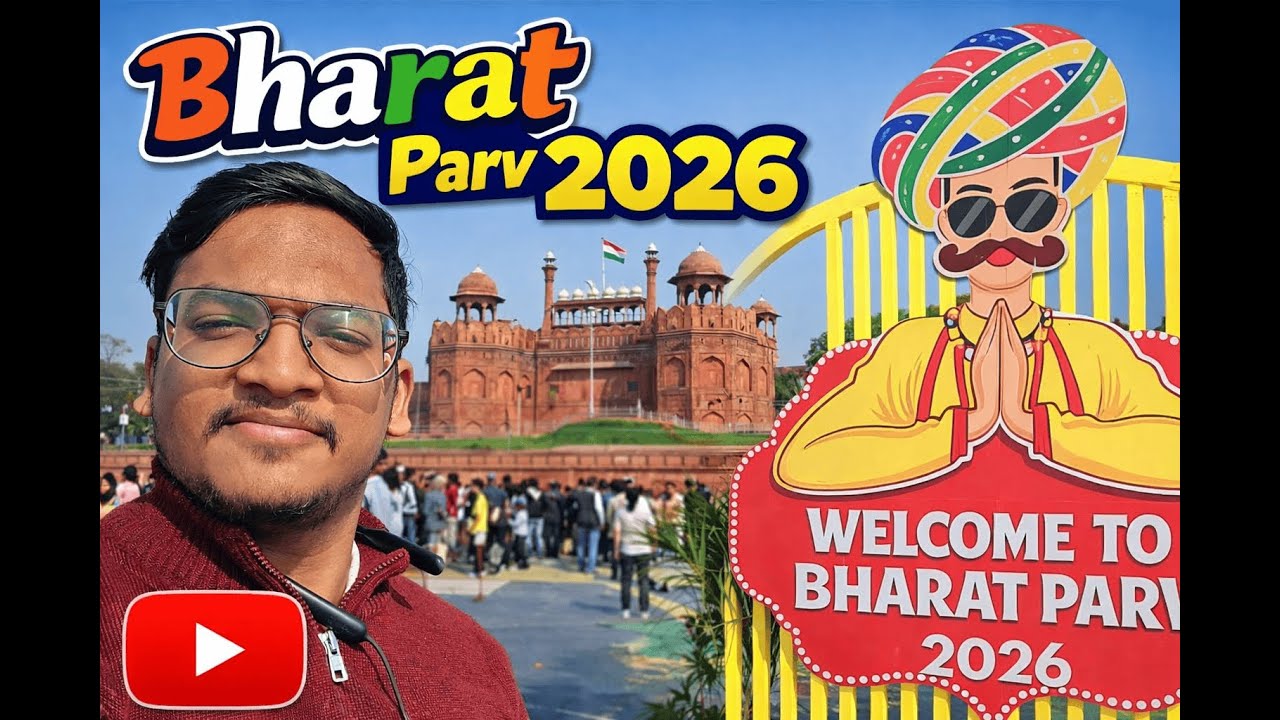 Bharat Parv 2026 at Red Fort , New Delhi #republicday #india #trending #youtube  #bharat #viral