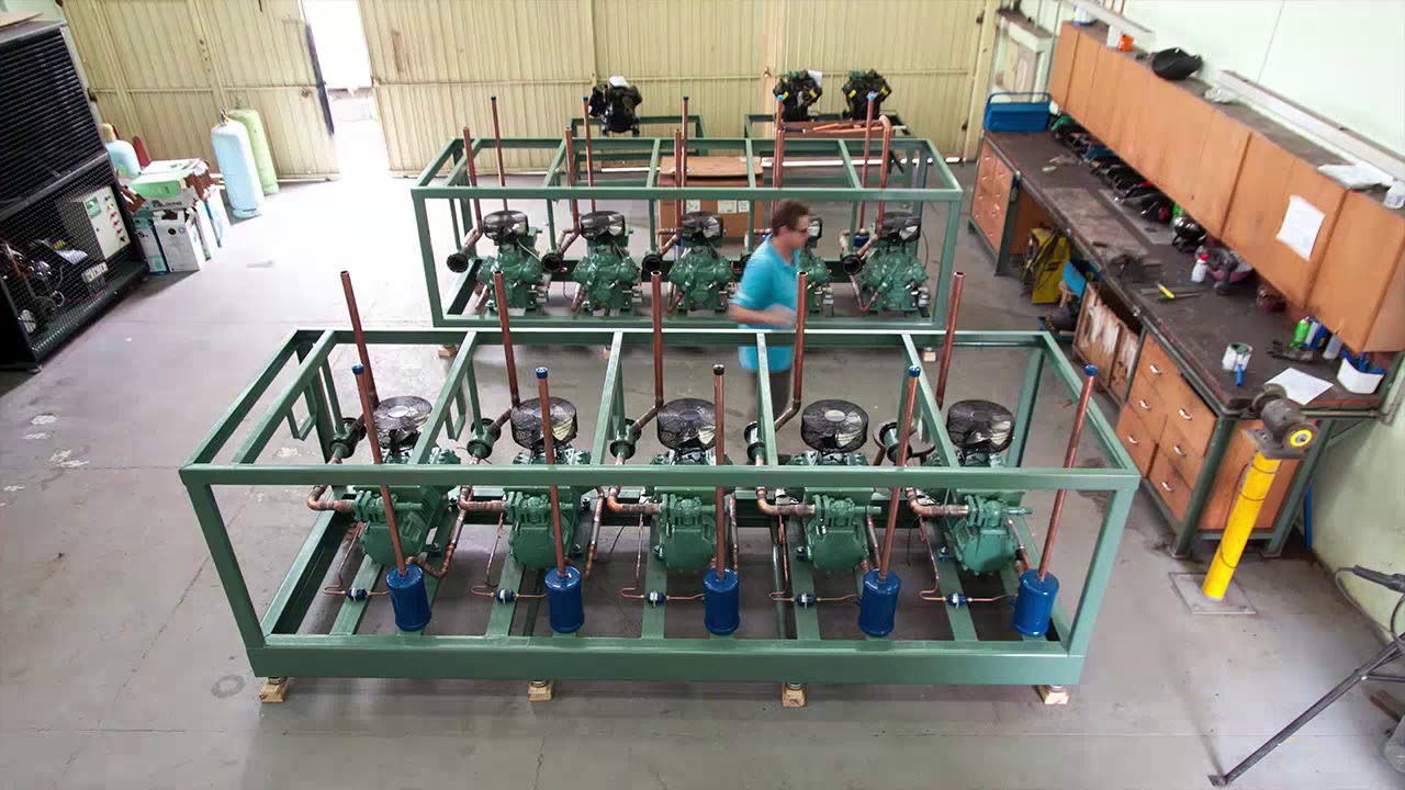 Construção de Racks para túneis de congelamento