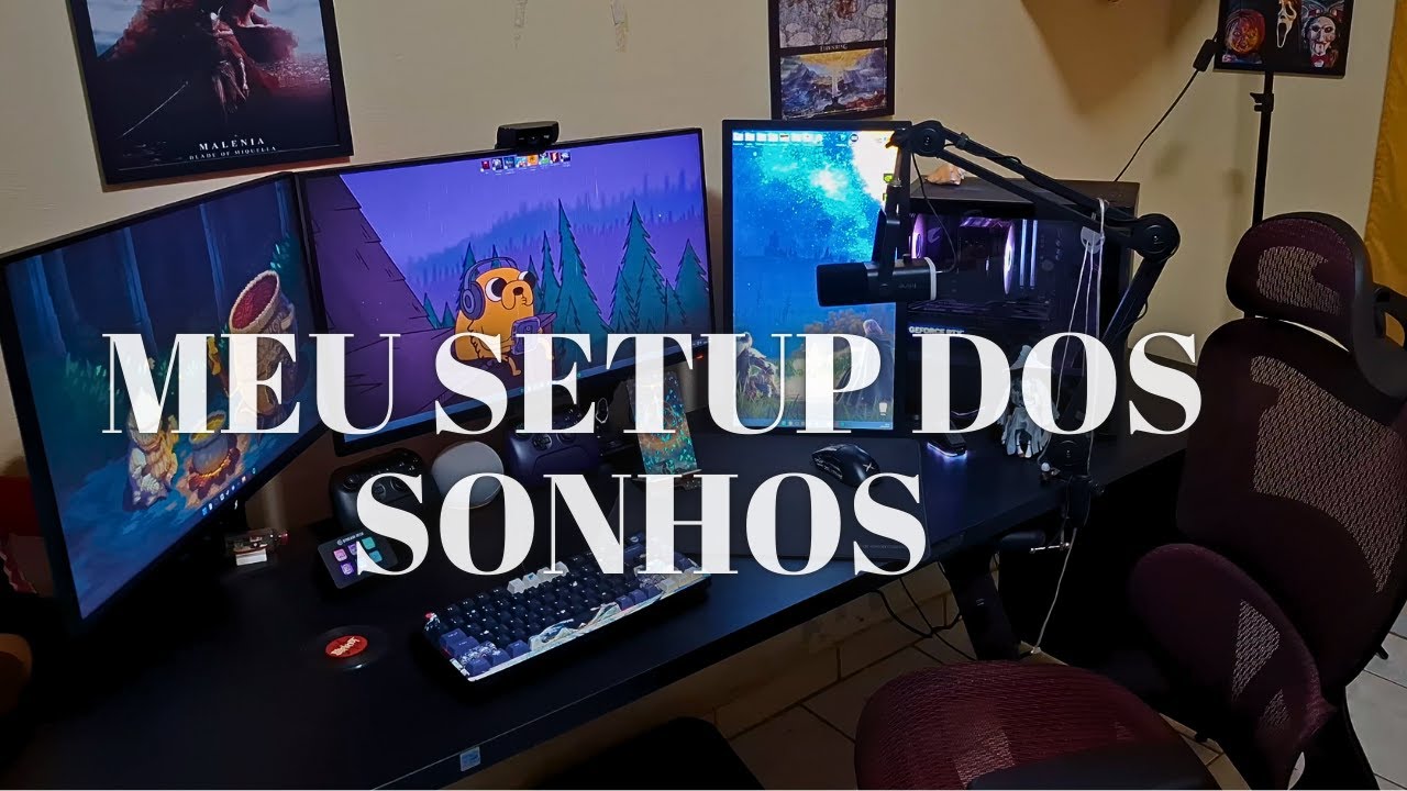 O SETUP GIGANTE de um streamer PEQUENO