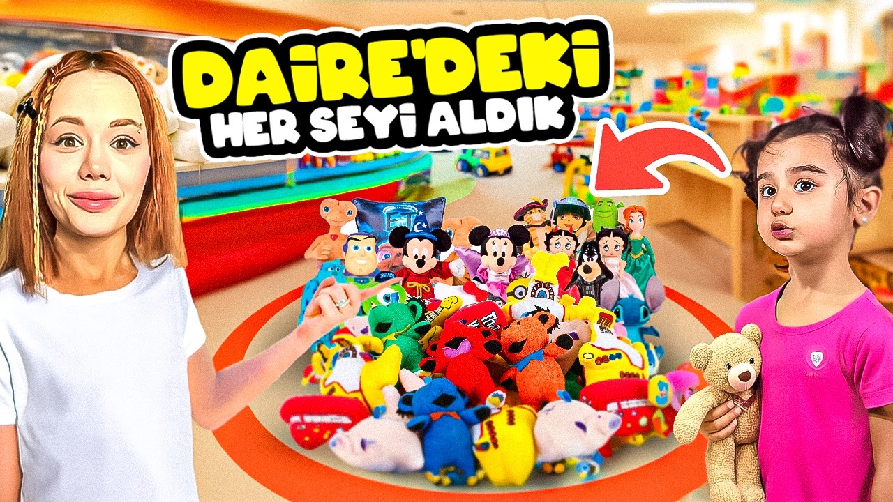 DAİREYE SIĞDIRDIĞIM TÜM OYUNCAKLARI ALDIM !? 